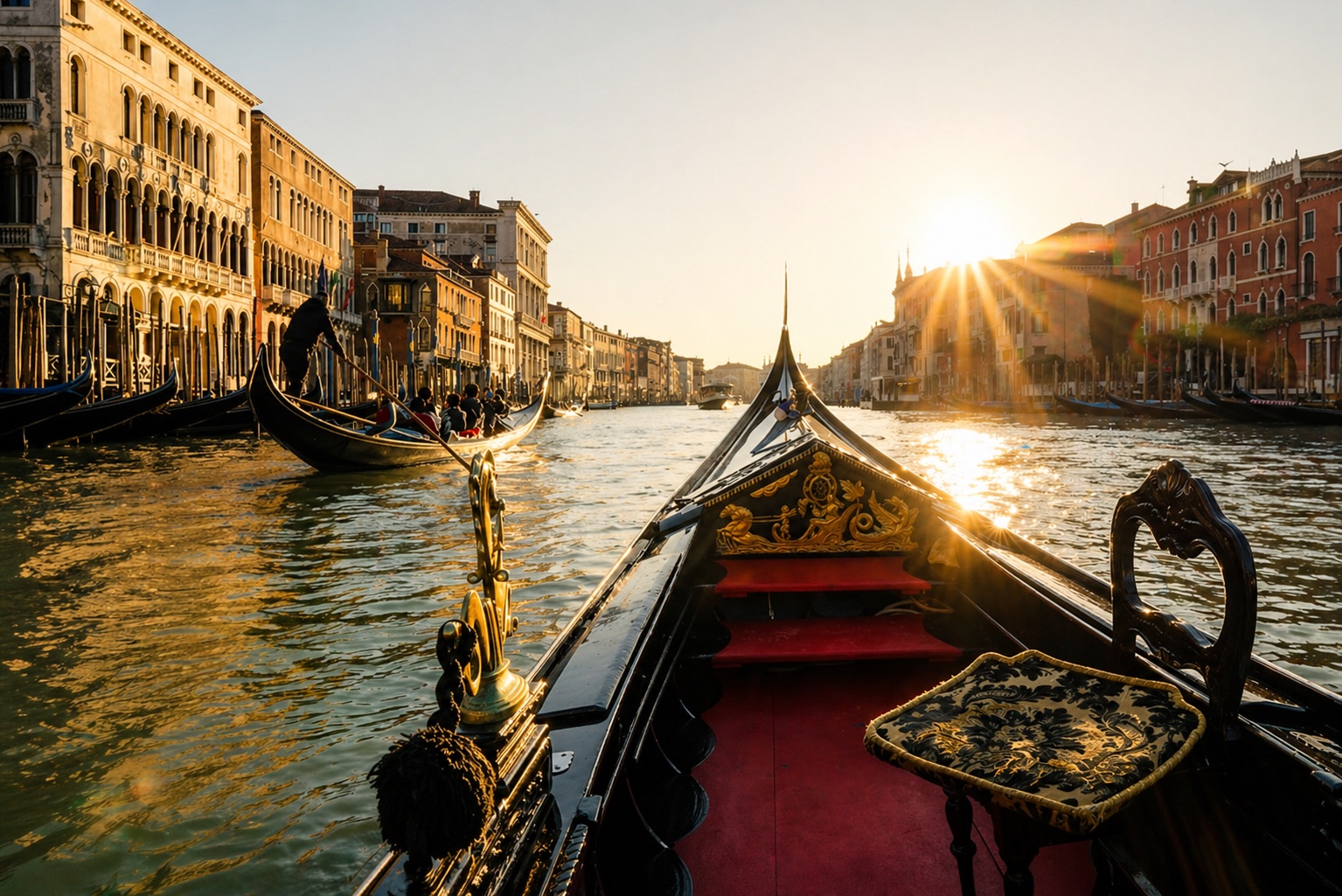 Gondola on the Grand Canal